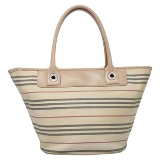 Burberry Tweedehands Canvas handtassen - Dames - Vintage Handtas - Beige - ONE Size - Vintage