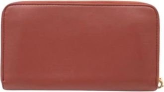 Bottega Veneta Pre-owned Long wallet (bi-fold) 608254 - Dames - Vintage Accessoires - Bruin - ONE Size - Leer - Vintage