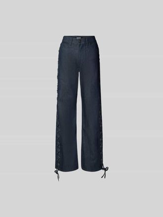 Rotate Jeans mit 5-Pocket-Design in Dunkelblau, Gr&ouml;&szlig;e 25