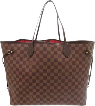Louis Vuitton Pre-owned Tote Bags, female, Brown, Size: ONE SIZE Pre-owned Neverfull GM Tote
