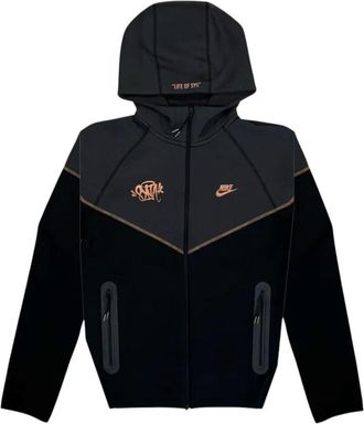 Nike x Central Cee Syna World Zip Hoodie Black Metallic Red Bronze HQ3748-010