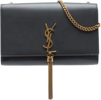 Saint Laurent Pre-owned The Kate - Dames - Vintage Schoudertas - Zwart - ONE Size - Leer - Vintage