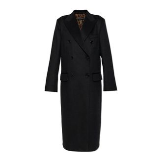 Dolce & Gabbana Cappotto in Cashmere con Spacco Singolo - - Coats - Donna - Nero - S