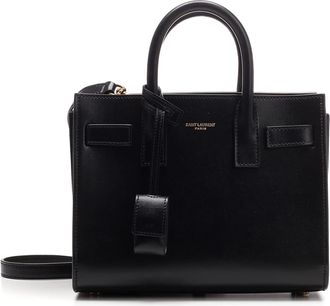 Saint Laurent Black sac De Jour Nano Hand Bag