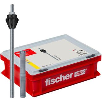 Fischer TherMax M16-M12/170 - Set di 25 Tasselli Isolanti per il Fissaggio di Carichi Elevati su Cappotto, Montaggio a Distanza Approvato, con