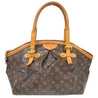 Louis Vuitton Tivoli Handbag Monogram Canvas Brown Canvas Handbag (Pre-Owned)