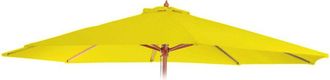 Hhg Nunca Usado] Funda De Recambio Para Parasol Florida, Funda De Recambio Para Parasol, &Oslash; 3,5m Poli&eacute;ster 8 Varillas, Amarillo