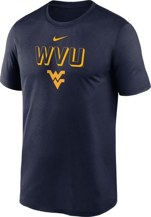 Nike West Virginia Sideline Legend Nike Mens Dri-FIT College T-Shirt in Blue | 02TI41SWVN-K2C