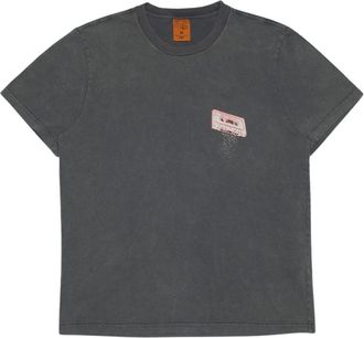 Nudie Jeans T-Shirts, male, Gray, Size: M ROY Salty Tracks T-Shirt