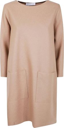 Harris Wharf London Abito midi con applicazione - Toni neutri