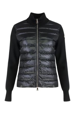 Moncler Cardigan With Padded Panels
