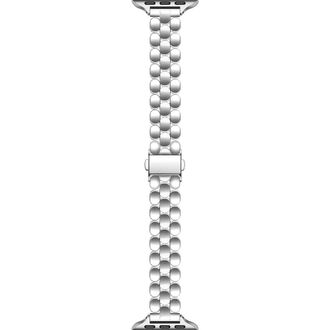 Posh Tech Emery Apple Watch Bracelet Watchband in Silver at Nordstrom