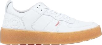 HUGO BOSS Hugo Dames/Dames Evan Tennis Leren Trainers (Wit)