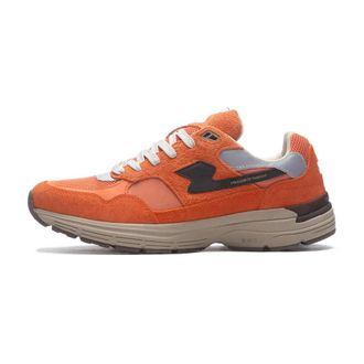 Stepney Workers Club S.w.c. Stepney Workers Club, Schoenen, Heren, Oranje, 41 EU, Su&egrave;de, Dynamische Geo-Merged Sport Sneakers