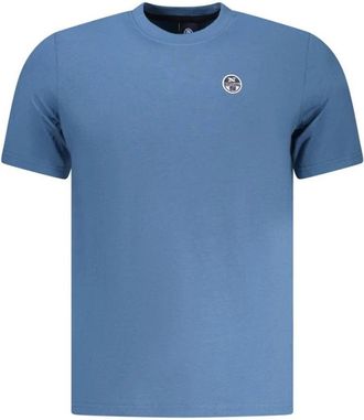 North Sails Sportswear T-shirt van katoen - Heren - T-shirts - Blauw - M - Katoen - Tops