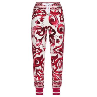 Dolce & Gabbana Majolica Print Track Trousers
