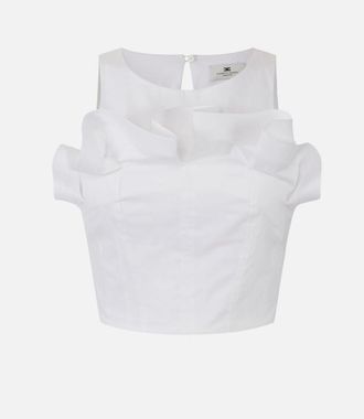 Elisabetta Franchi Top With Ruffle