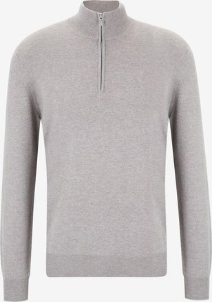 Brunello Cucinelli Pullover aus Kaschmir mit Stehkragen und Reissverschluss