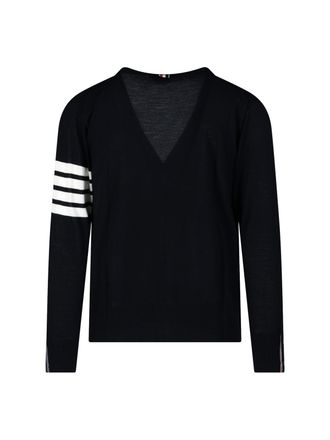 Thom Browne Mens Sweaters Black Virgin Wool