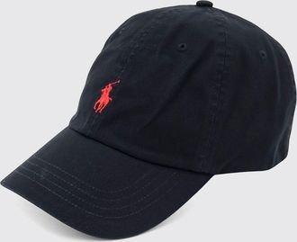 Polo Ralph Lauren Cappello da baseball in cotone con logo ricamato