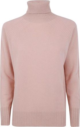 Twinset Stijlvolle Sweater Set - Dames - Coltruien - Roze - S - Truien & Vesten