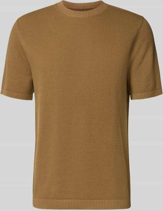 Mc Neal Regular Fit T-Shirt aus reiner Baumwolle in Hellbraun, Gr&ouml;&szlig;e XXXL