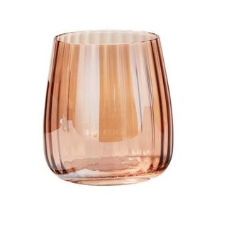 Tag Chelsea Iridescent Stemless Wine Glasses B14oz in Pink at Nordstrom