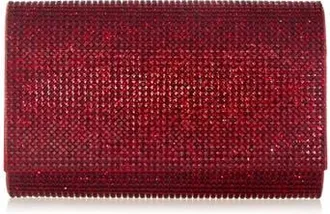 Judith Leiber Fizzy Beaded Clutch in Ebonized Siam Red at Nordstrom