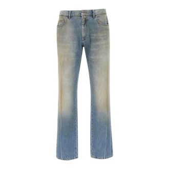 Maison Margiela Straight Jeans, male, Blue, Size: W36 MM6 Maison Margiela Jeans Blue