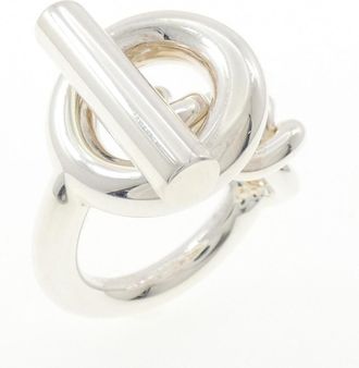 Herm&egrave;s Silver 925 Band Ring (Pre-Owned)