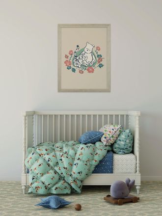 Komar Wandbild »Disney Winnie the Pooh Flowers and Friends« Disney Set, 1 Stk. tlg. 30 x 40 cm (Breite x Höhe) - Kinderzimmer, Dekoration