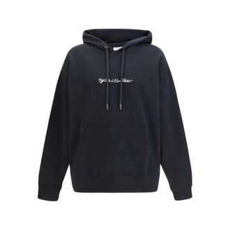 Off-white The Script Arrow Diagonal Skate Hoodie - Sweatshirts & Hoodies - Hombre - Negro - XL