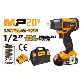 OEM Llave De Impacto Sin Escobillas 20v Serie Mp20v Cuadrado 1/2 Tolsen