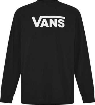 Vans Heren Lifestyle Solucellair Regular T-shirt met lange mouwen (Zwart)