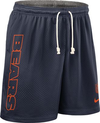 Nike Chicago Bears Sideline Reversible Mens Nike Mens Dri-FIT NFL Shorts in Blue | 03BF036Y7Q-N9J