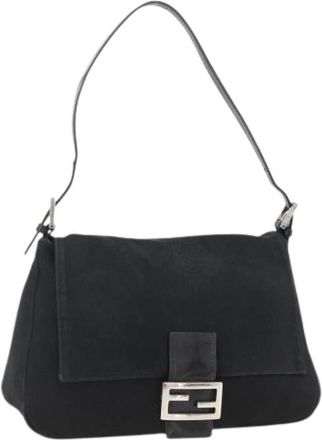 Fendi Pre-owned Shoulder Bags, female, Black, Size: ONE SIZE Pre-owned Vintage Shoulder Bag