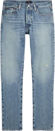 Polo Ralph Lauren cotton jeans - men - Elastane/Calf Leather/Cotton - 34/34 - Blue