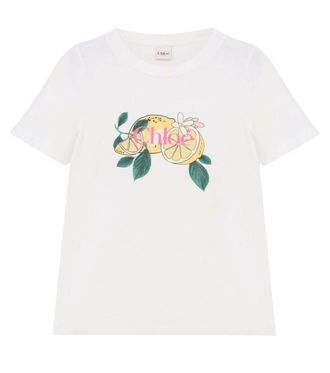 Chlo&eacute; White Graphic T-Shirt