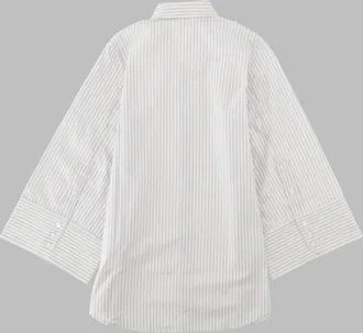Maison Margiela Embroidered Logo Cotton Shirt - White