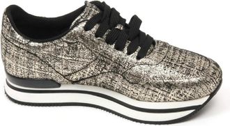 Hogan Nieuwe Sportieve XL Zwarte Schoenen - Dames - Sneakers - Geel - 35 1/2 EU - Schoenen