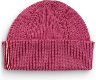 Amundsen & Scott Unisex Merino Beanie In Peony Pink
