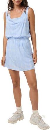 Travis Mathew Sunrise Session Active Romper & Dress Set in Brunnera Blue Multi at Nordstrom Rack, Size Large