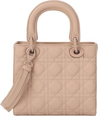 Tiffany & Fred Quilted Leather Mini Top Handle Satchel