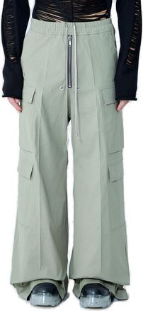 Rick Owens Wide-leg Cargobelas Drawstring Trousers