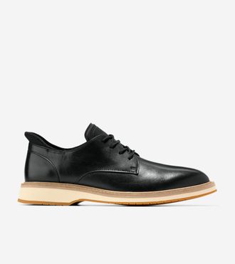 Cole Haan Mens Mansfield Grand Plain Toe Quick-On Oxford Shoes - Black Size 10.5