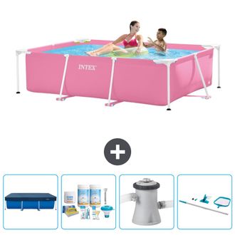 Intex Piscina Con Estructura Rectangular - 220x150x60 Cm - 7-piezas Scb7