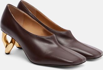 J.W.Anderson Pumps Chain 75 in pelle