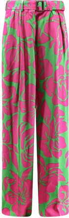 Dries Van Noten Wide Broeken - Dames - Wijde Broeken - Veelkleurig - XS - Broeken