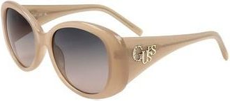 Guess Smoke Gradient Round Ladies Sunglasses GF00058 45B 54