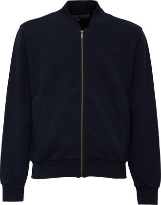 MC2 Saint Barth Varsity Jackson Raw Full-Zip Sweatshirt